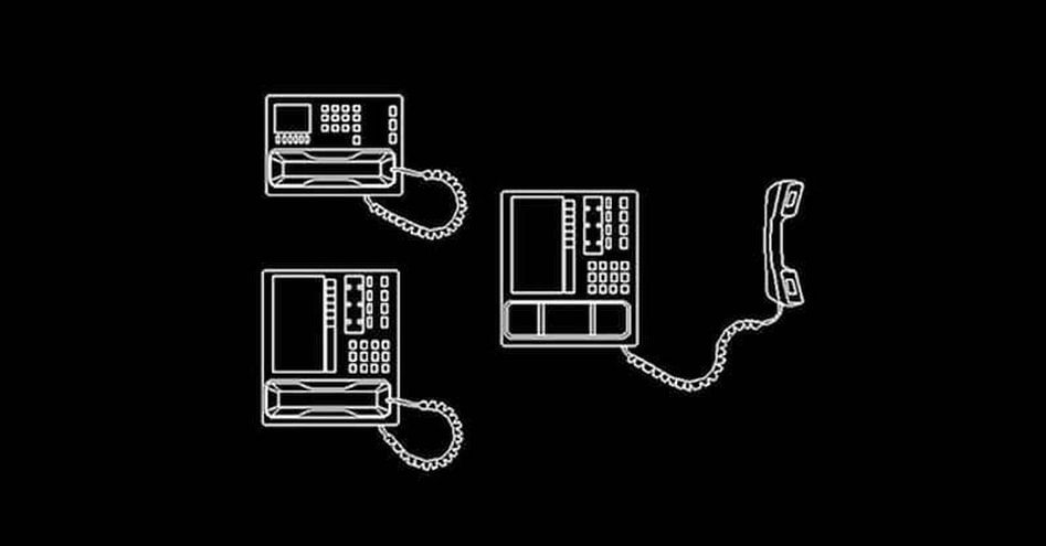 Bloques de teléfonos en AutoCAD gratis dwg 2d​ CAD blocks